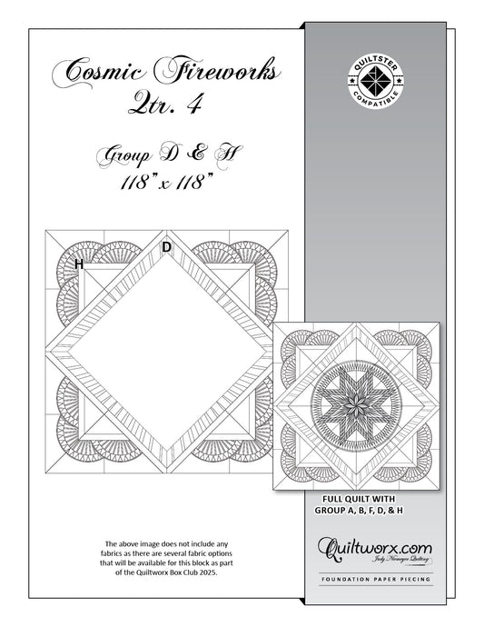 Q4 2025 / Cosmic Fireworks King Expansion Fabric and Pattern
