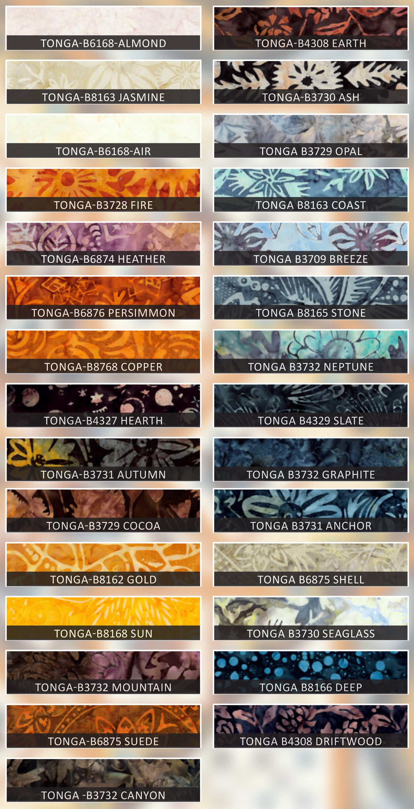 Large Box 2027 Sunshine on My Shoulder Tonga Batiks Fabric Bundles