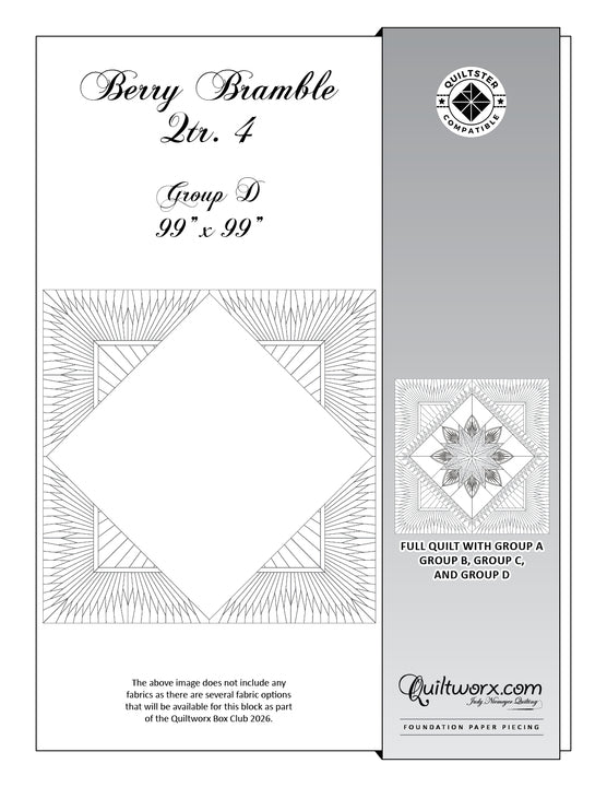Q4 2026 / Berry Bramble Q4 Queen Expansion Fabric and Pattern