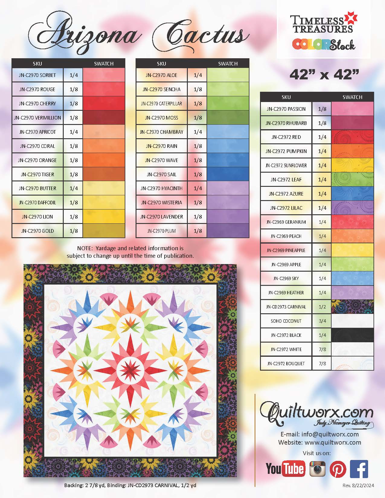 Q3 2025 / Arizona Cactus Full Kit and Pattern