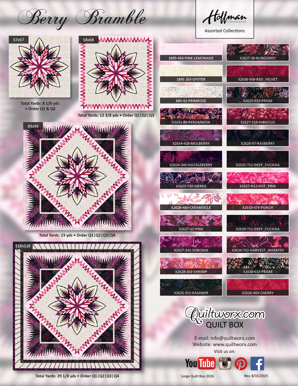 Q1 2026 / Berry Bramble Q1 Fabric and Pattern