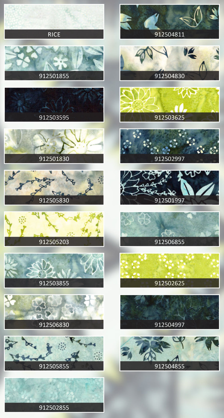 Large Box 2026 Berry Bramble Island Batik Frosted Foliage Fabric Bundles