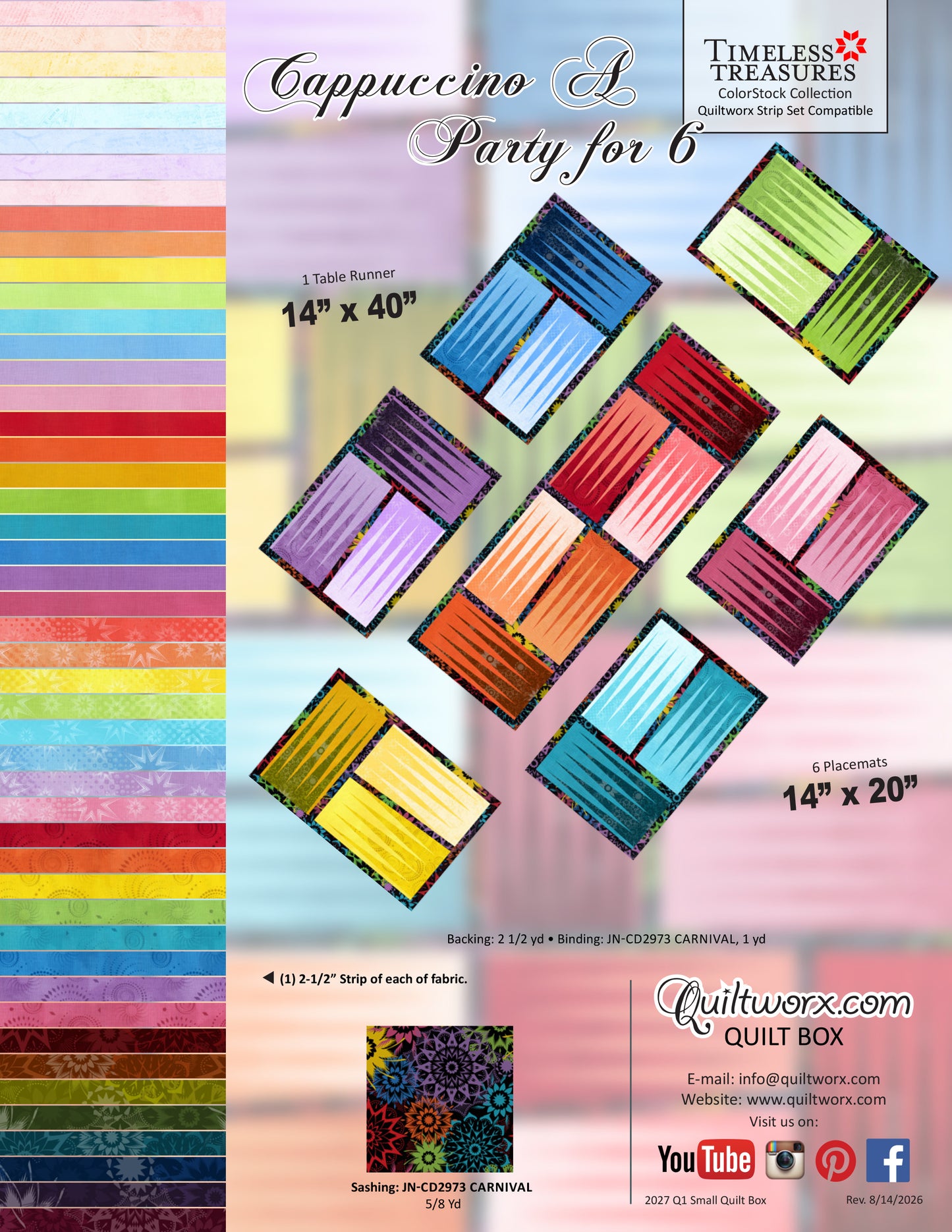 Q1 2027 / Cappuccino A Party For 6 Full Kit and Pattern