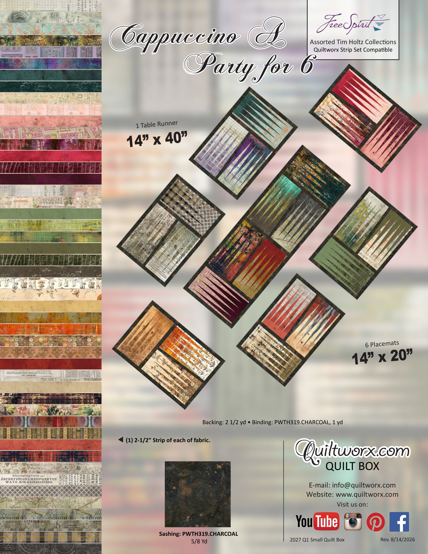Q1 2027 / Cappuccino A Party For 6 Full Kit and Pattern