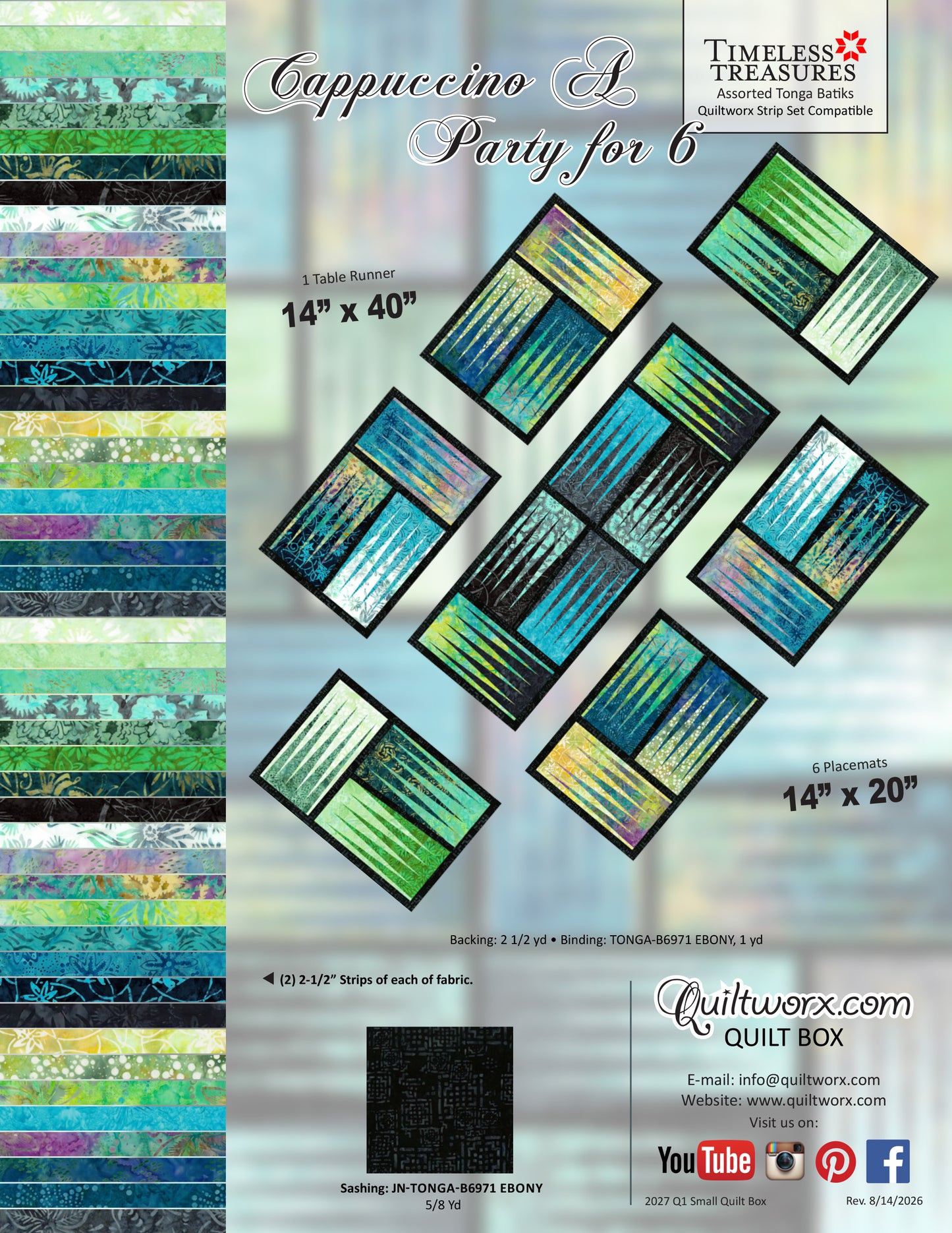 Q1 2027 / Cappuccino A Party For 6 Full Kit and Pattern