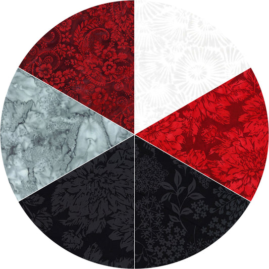 Q4 2027 Compass Rose in Hoffman Fabric Bundles