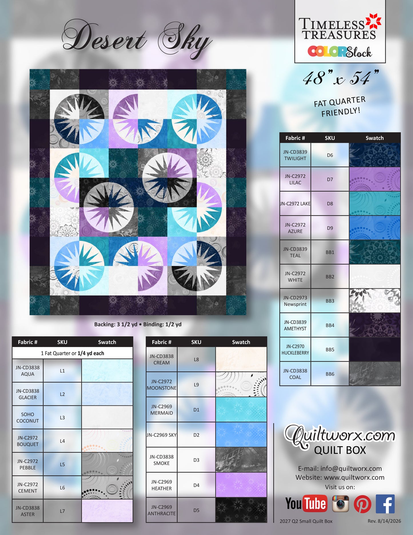 Q2 2027 / Desert Sky Full Kit and Pattern