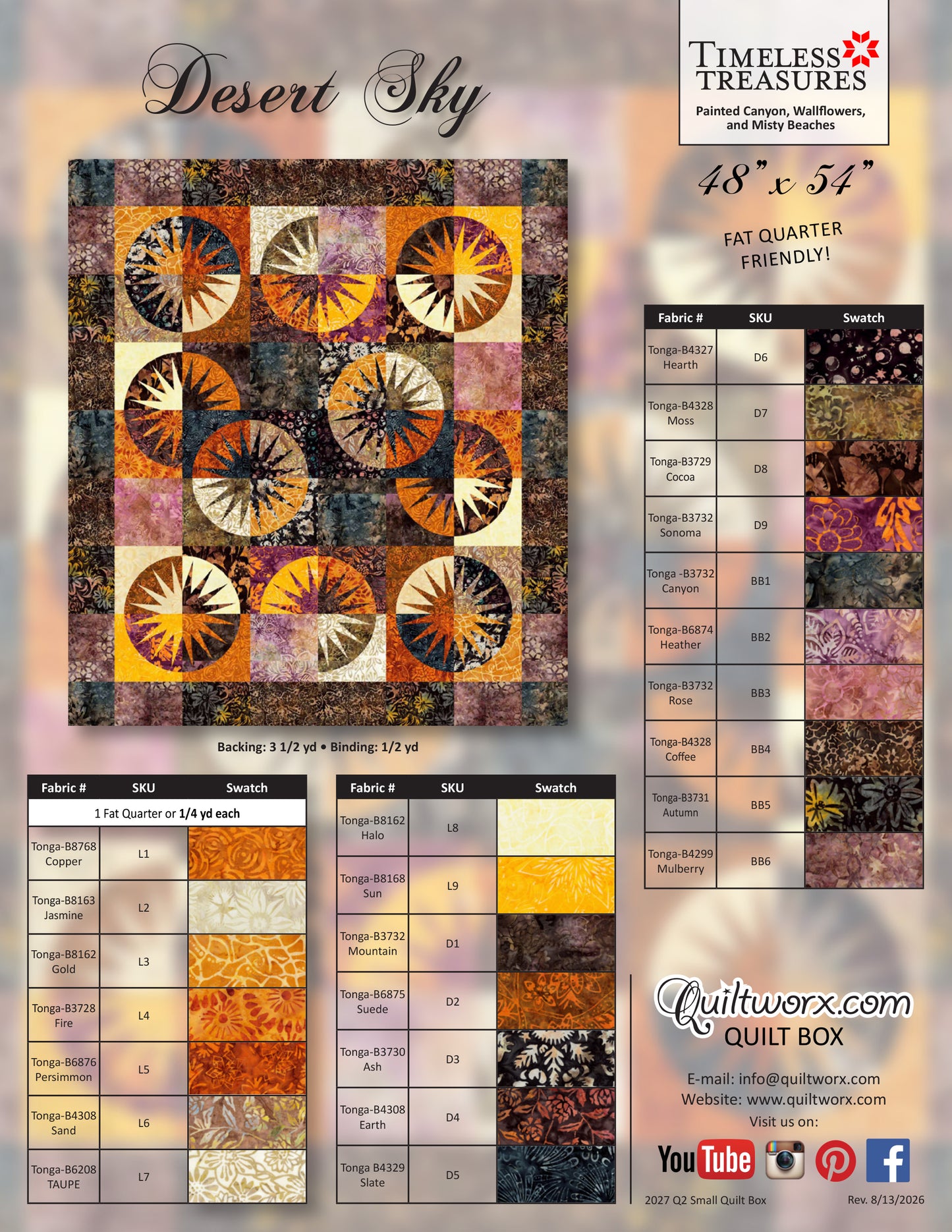 Q2 2027 / Desert Sky Full Kit and Pattern