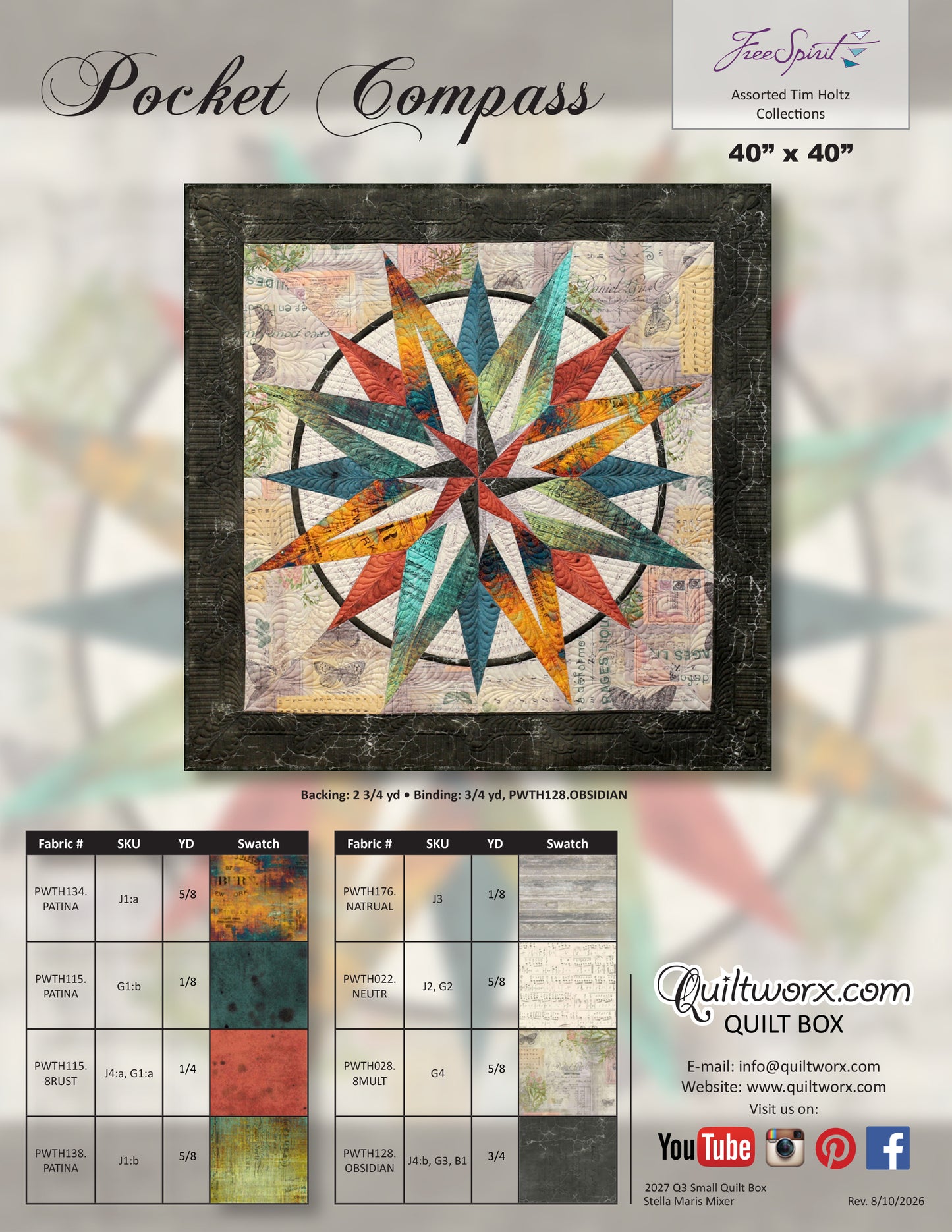 Q3 2027 / Pocket Compass Full Kit and Pattern