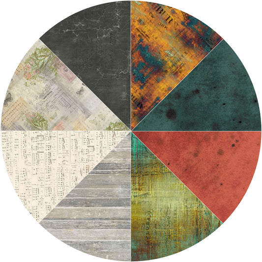 Q3 2027 Pocket Compass in Tim Holtz Fabric Bundles