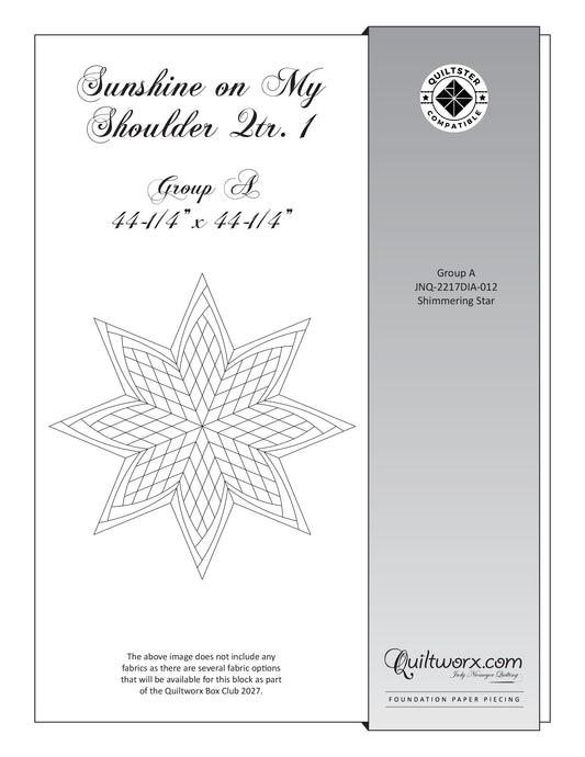 Q1 2027 / Sunshine on My Shoulder Pattern Only