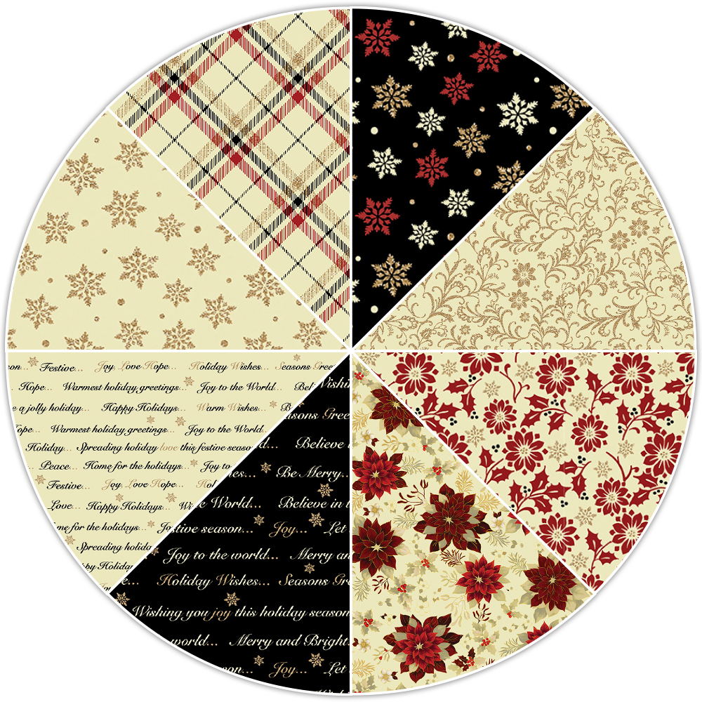 Q2 2025 Scandinavian Snowflake Benartex Fabric Bundles – Quiltworx