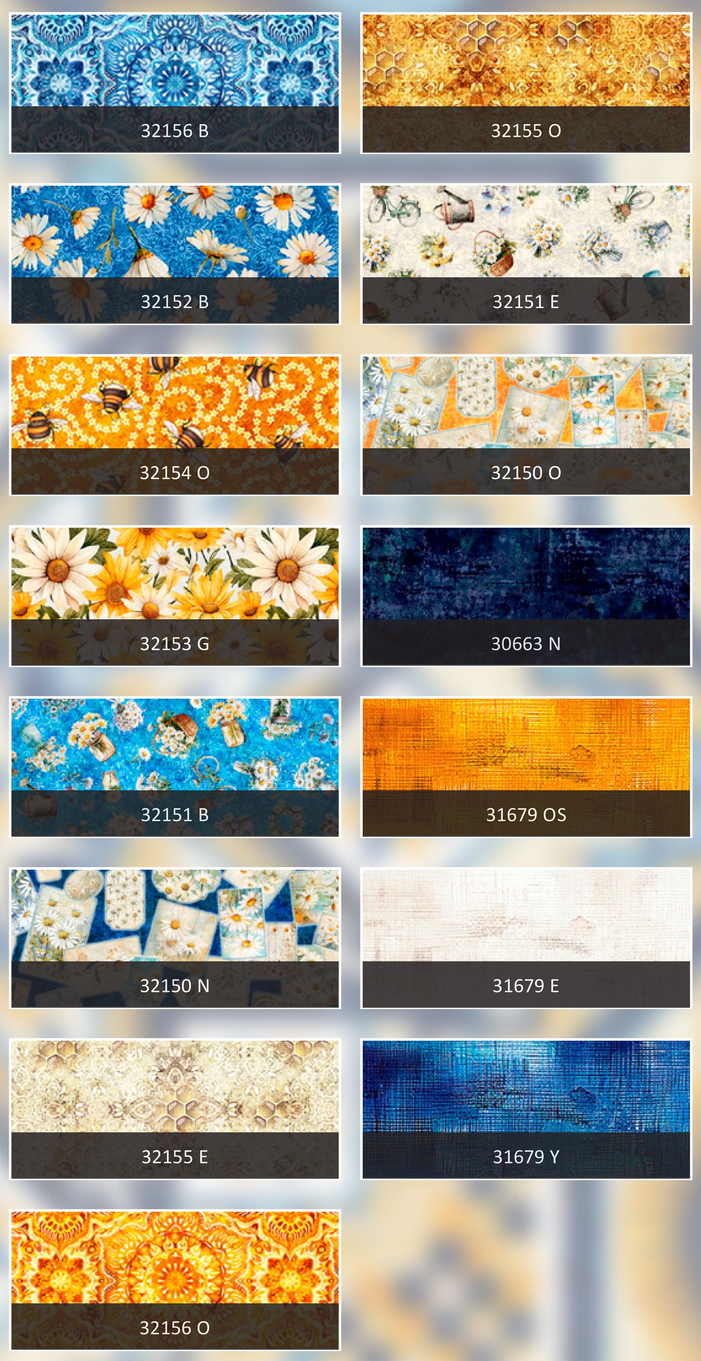 Large Box 2027 Sunshine on My Shoulder Daisy Delights Fabric Bundles