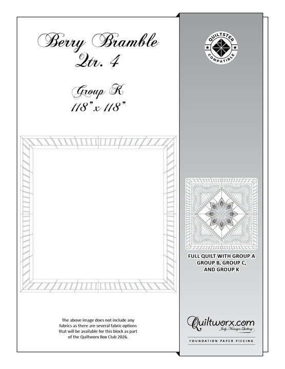 Q4 2026 / Berry Bramble Q4 King Expansion Fabric and Pattern