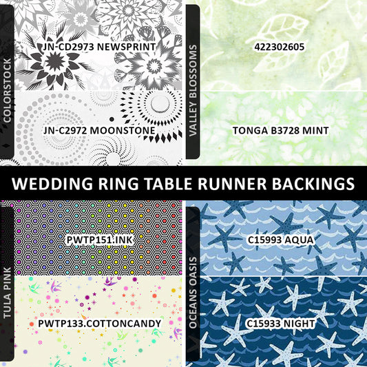 Q1 2026 / Wedding Ring Table Runner Backing