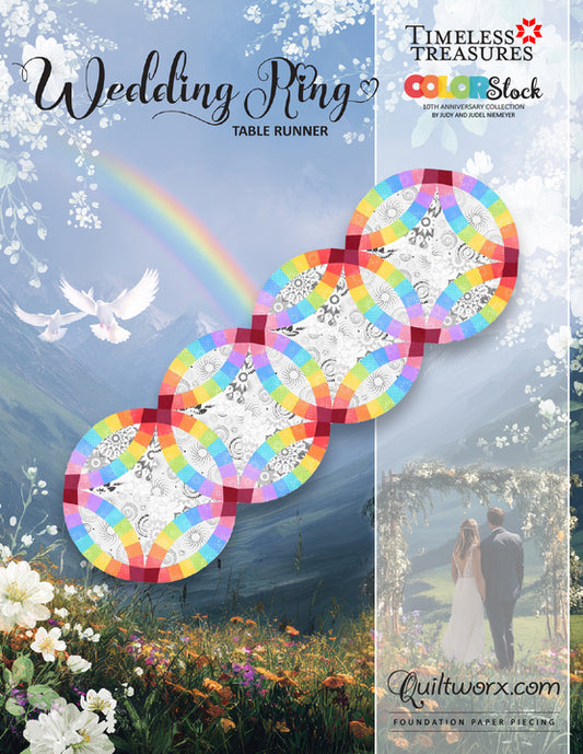 Q1 2026 / Wedding Ring Table Runner Full Kit and Pattern